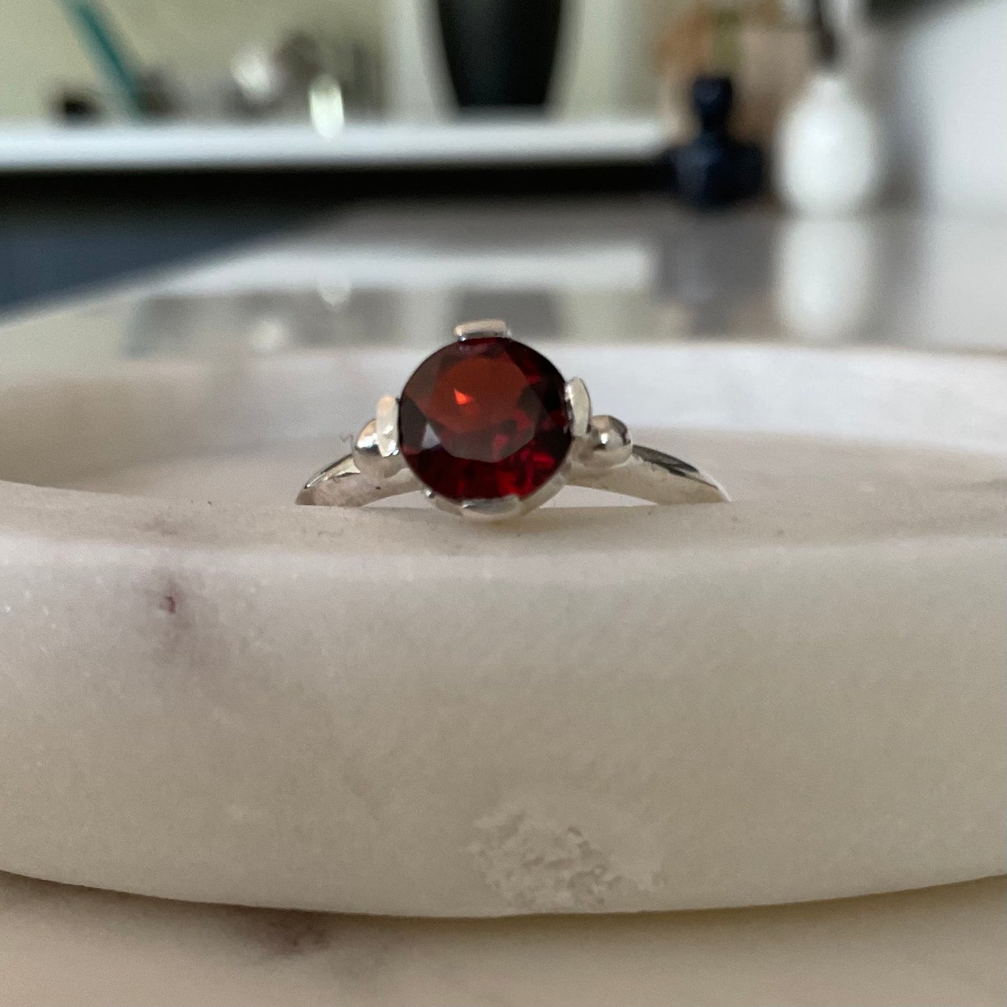 Boudicca Ring | Red Garnet
