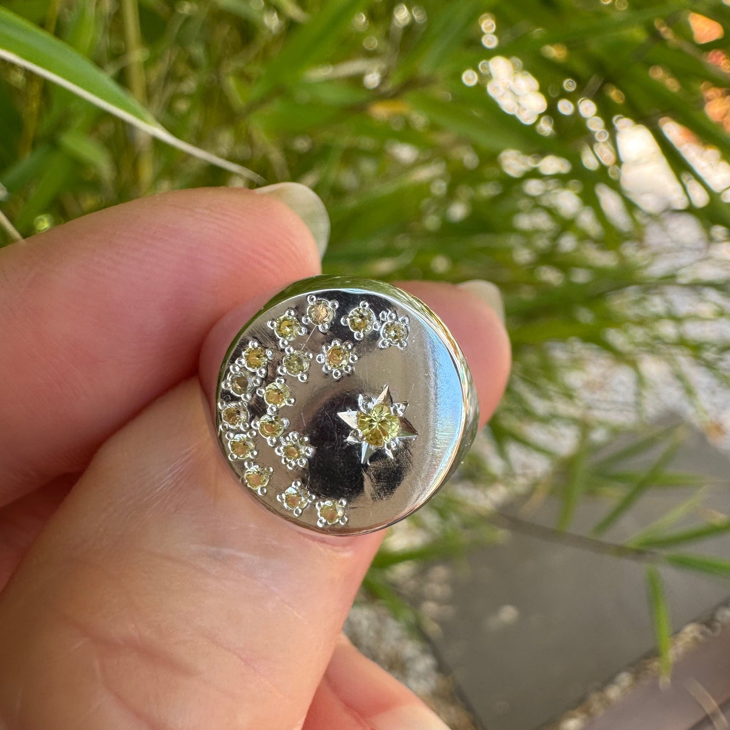 Night sky | Signet ring Size L