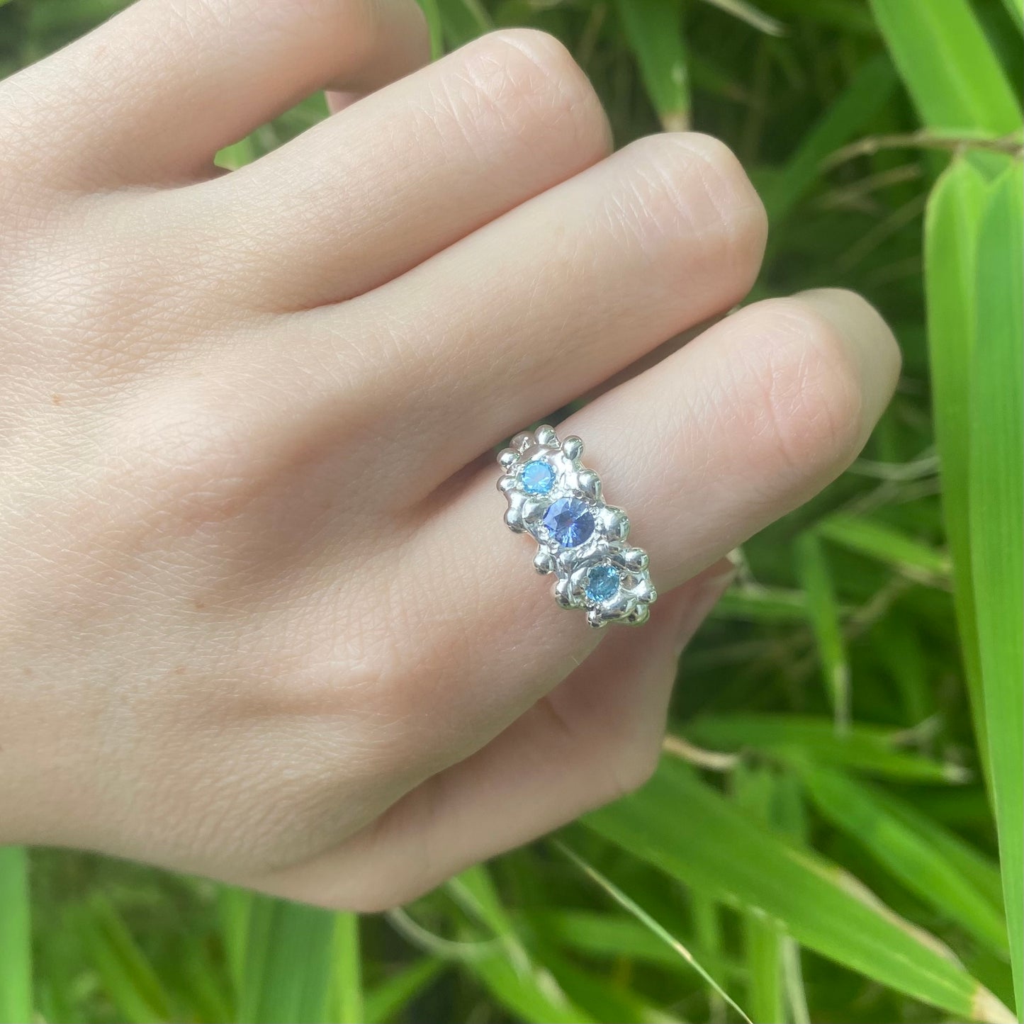 Juno Tiara Ring | Molten sapphire