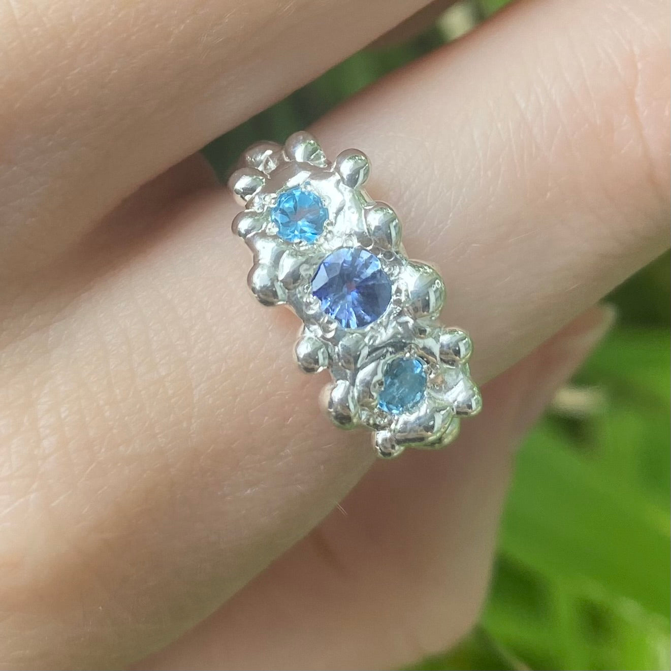 Juno Tiara Ring | Molten sapphire