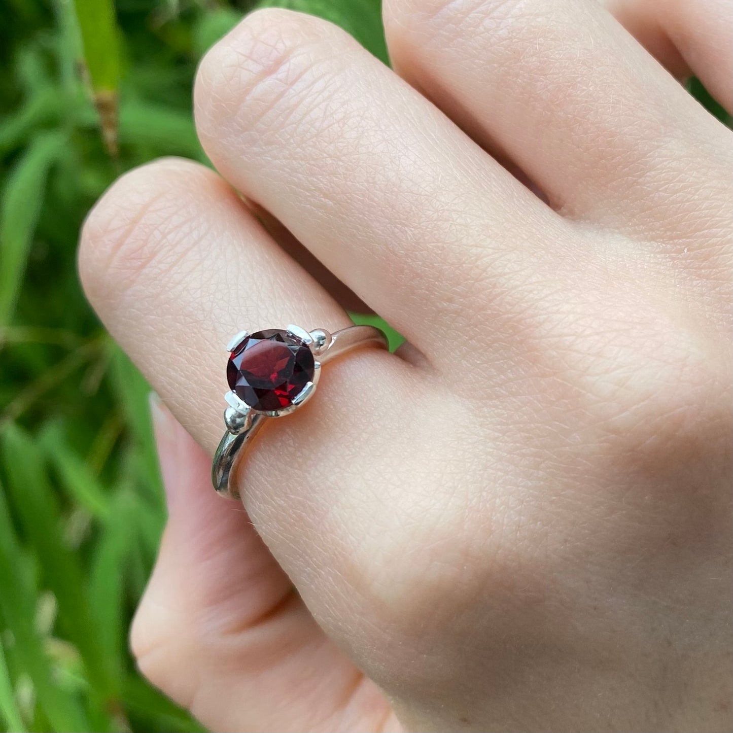 Boudicca Ring | Red Garnet