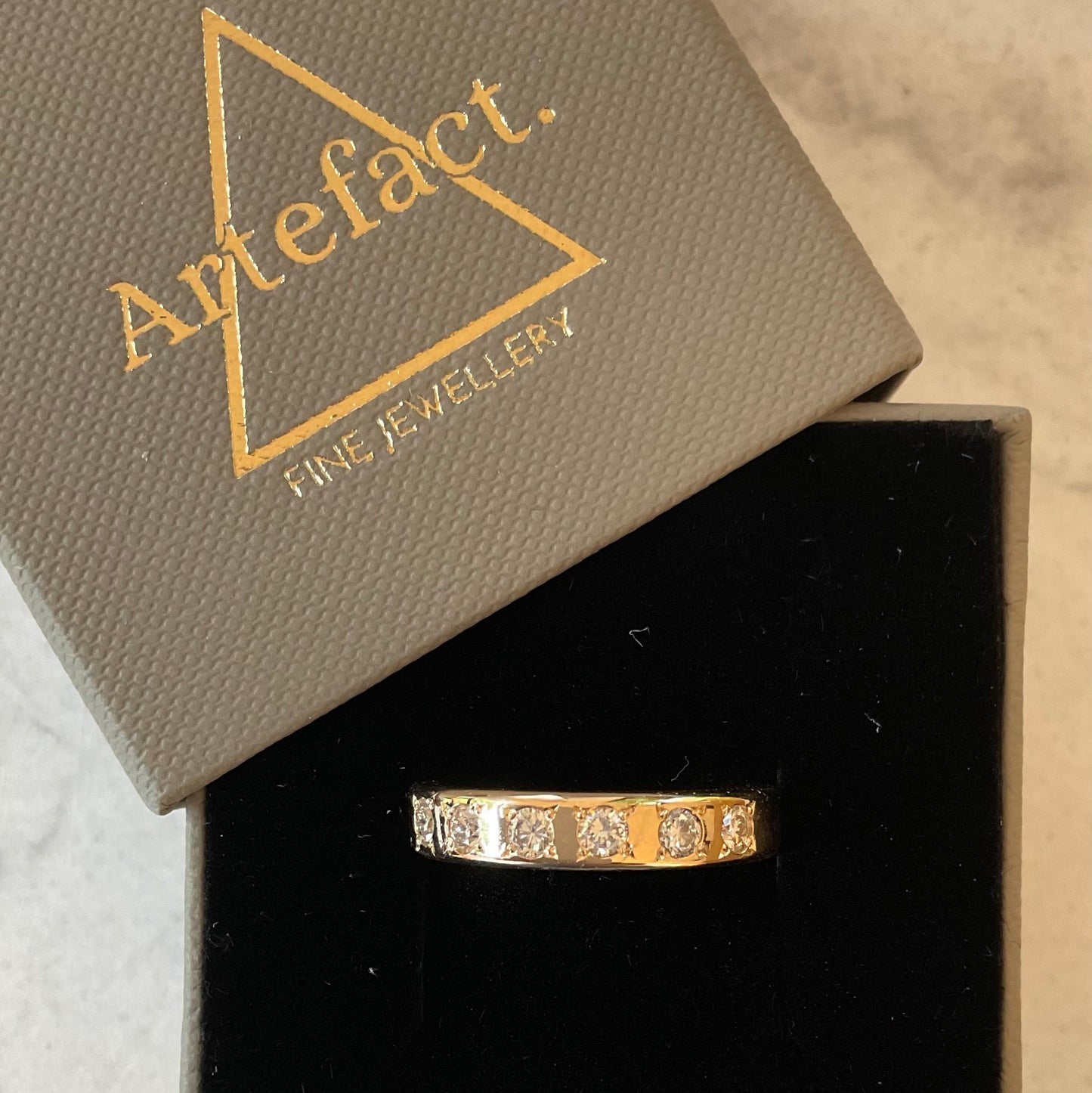 9ct diamond ring band