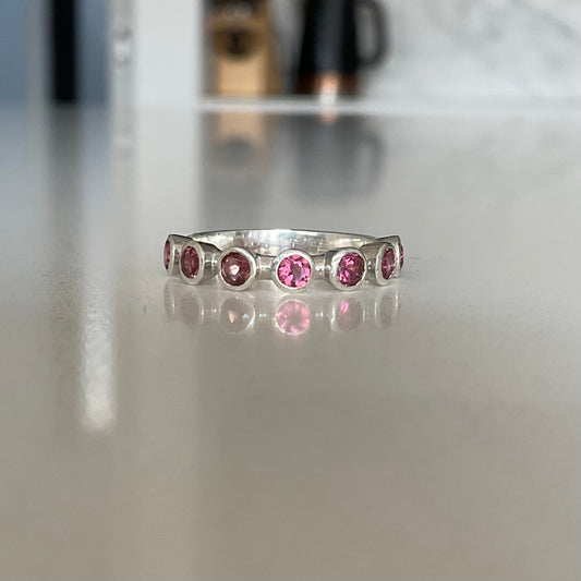 Daphne Ring | Pink tourmaline UK/AU Size K1/2