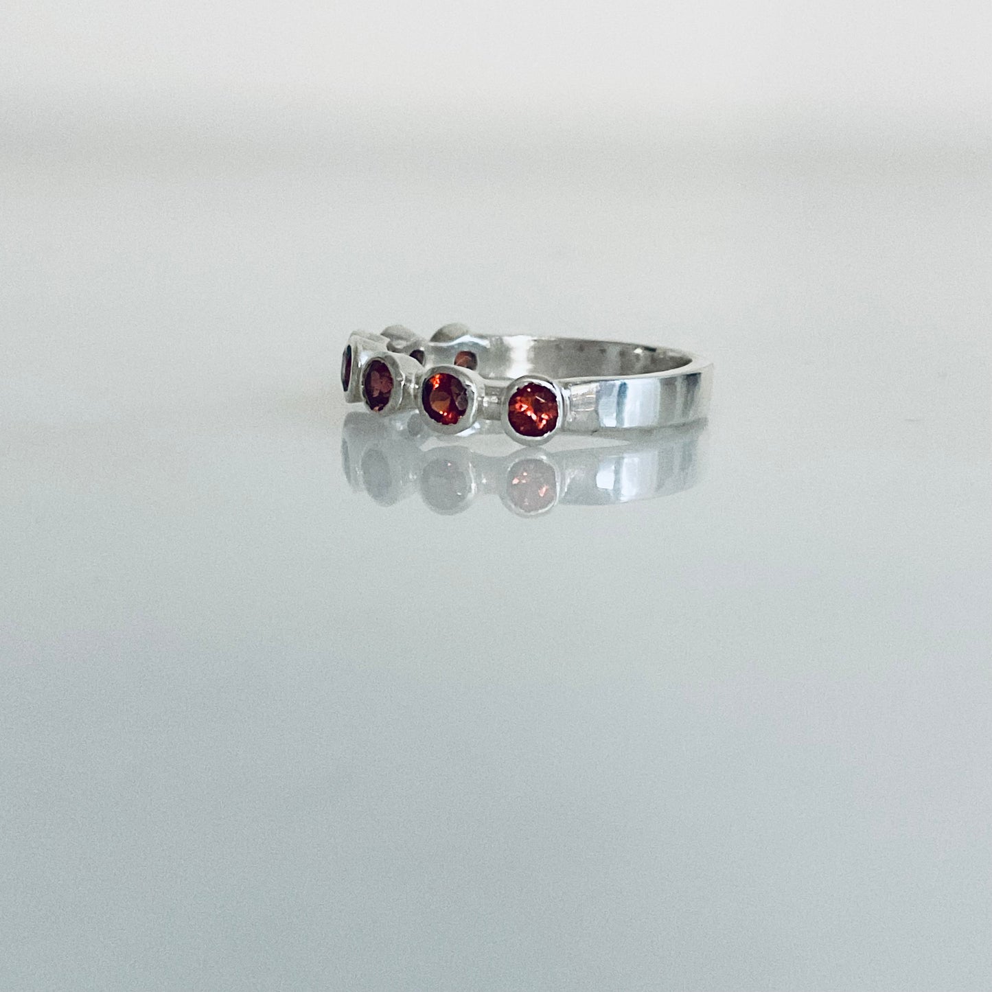Cherry Ring | Garnet UK/AU Size P