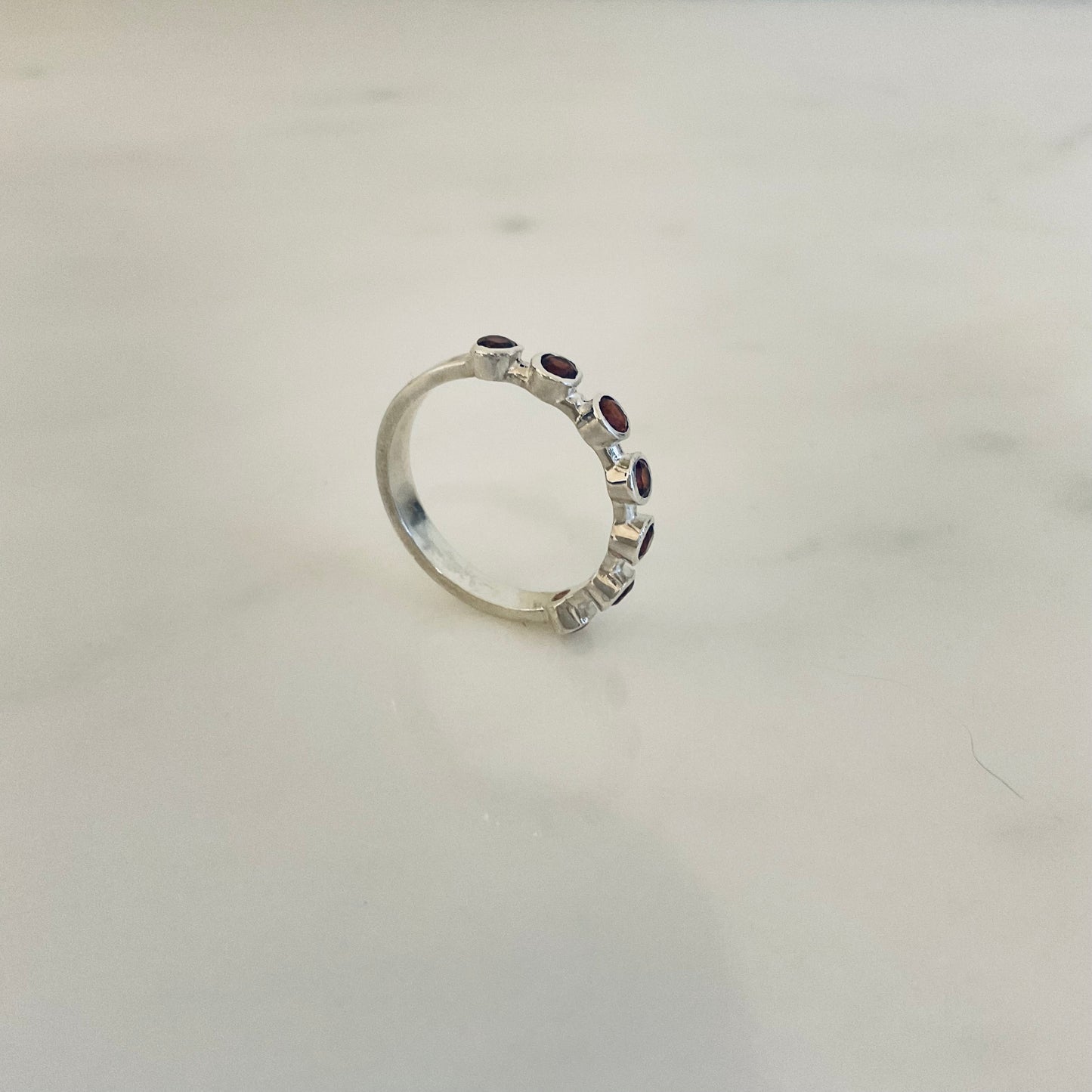 Cherry Ring | Garnet UK/AU Size P