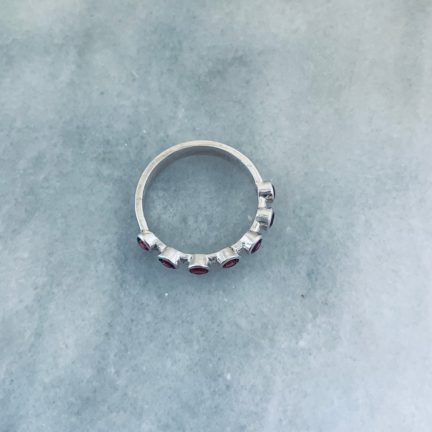 Cherry Ring | Garnet UK/AU Size P
