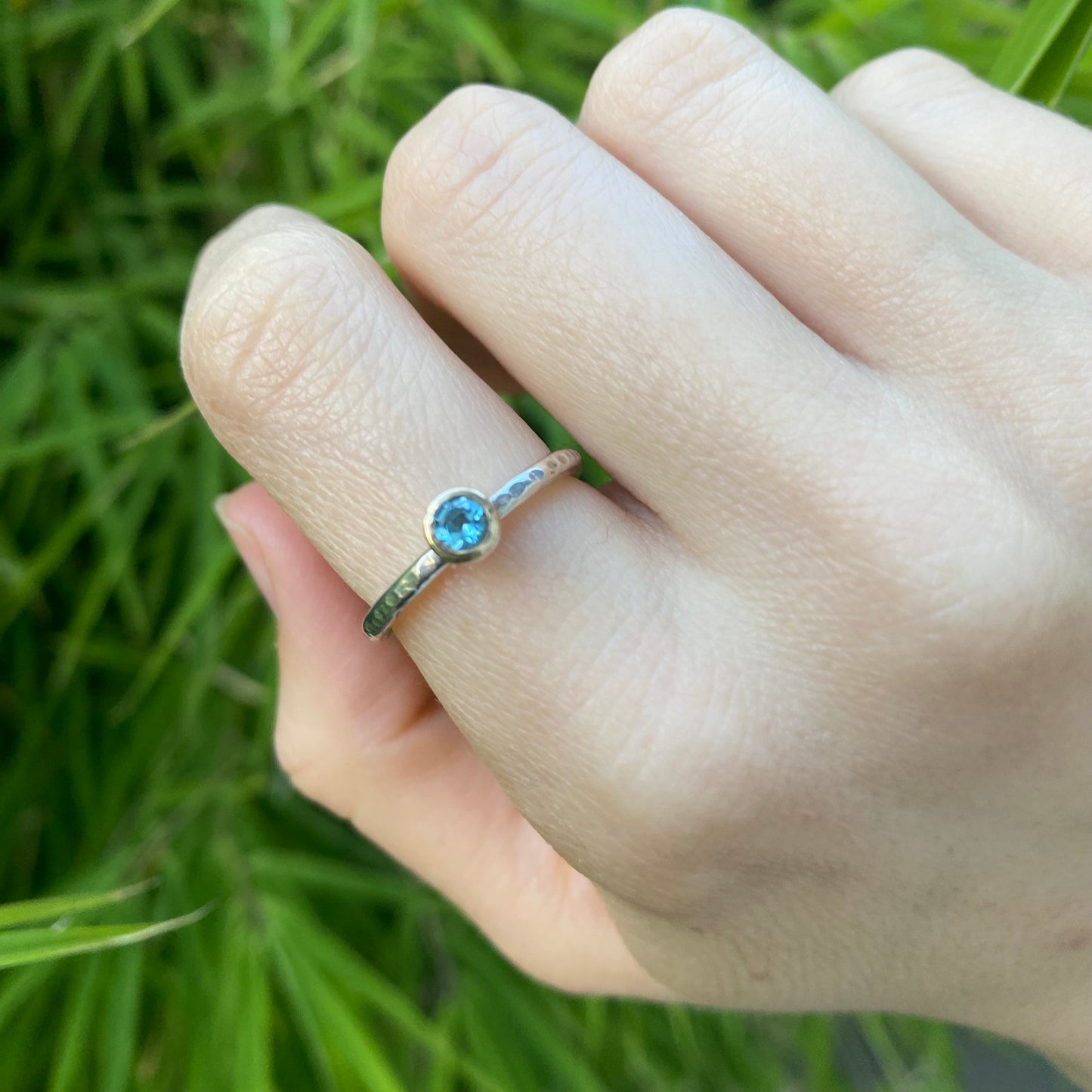 Hemera Ring | Blue Topaz with 9ct Gold