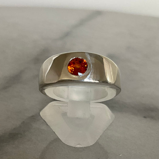 Fire Ring | Orange garnet Size O