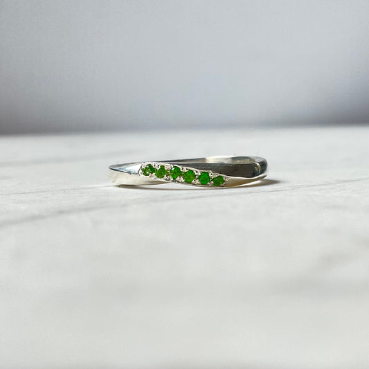 Twist ring | Bead set  UK/AU Size L1/2